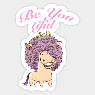 Be You Tiful Sticker